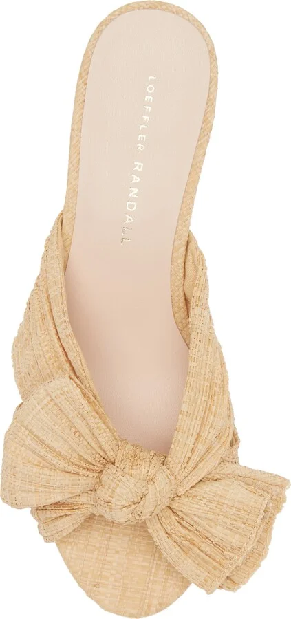 Emilia Knot Raffia Slide Sandal - Image 6