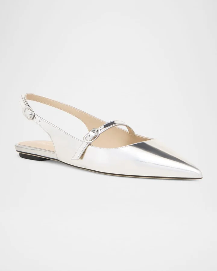 Emilia Mary Jane Slingback Ballerina Flats - Image 5