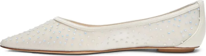 Emilia mesh crystal-embelished ballerina shoes - Image 3
