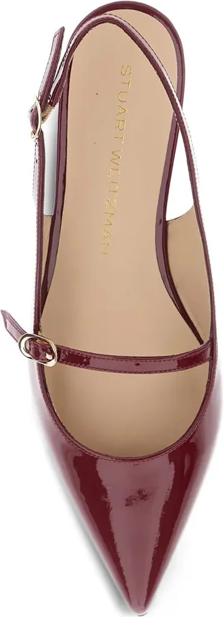 Emilia patent leather slingback flat pumps - Image 3