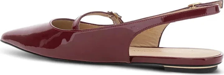 Emilia patent leather slingback flat pumps - Image 4