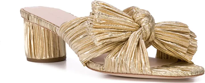 Emilia pleated knot sandals - Image 2