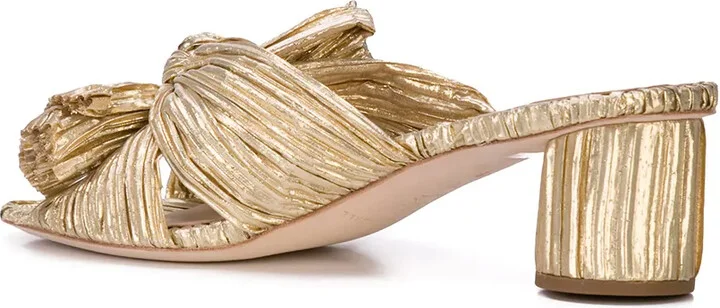 Emilia pleated knot sandals - Image 3