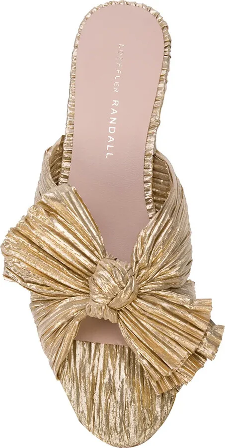 Emilia pleated knot sandals - Image 4