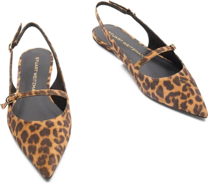 Emilia slingback pointed-toe flat pumps - Image 3