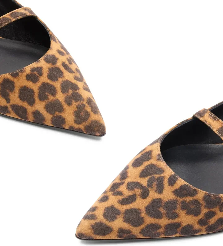 Emilia slingback pointed-toe flat pumps - Image 5