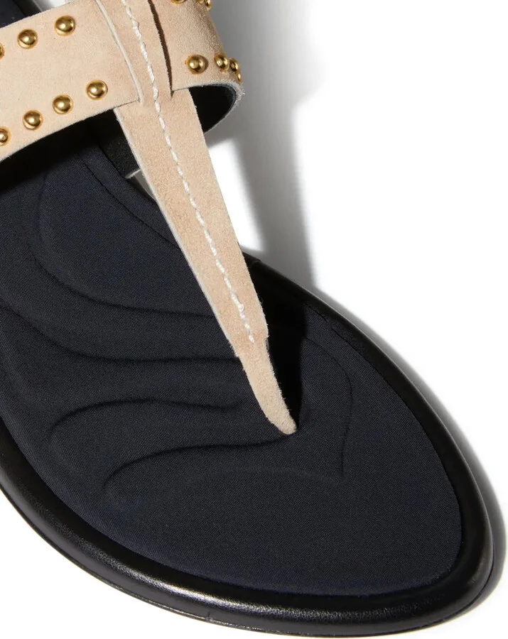 Emilia stud-embellished flat sandals - Image 2