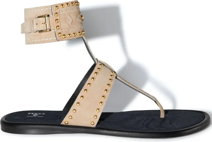 Emilia stud-embellished flat sandals