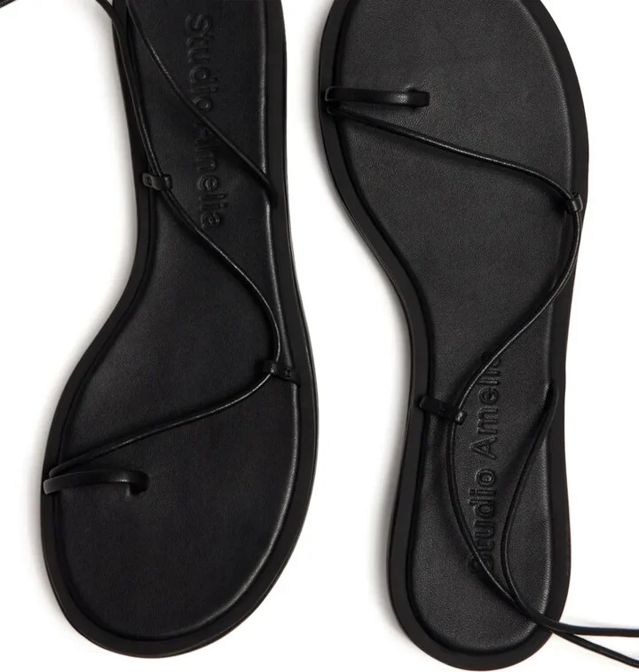 Emily leather sandals - Image 5