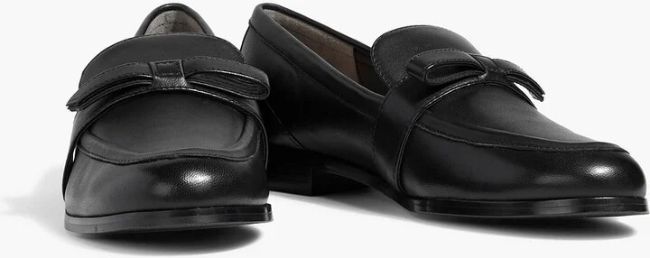 Emma bow-detailed leather loafers - Image 2