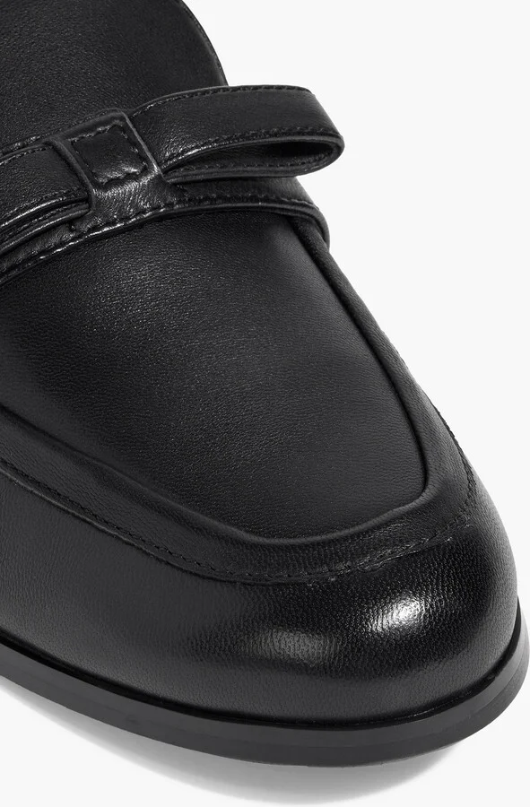 Emma bow-detailed leather loafers - Image 4