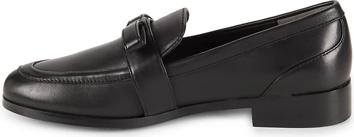 Emma Bow Leather Loafers - Image 4