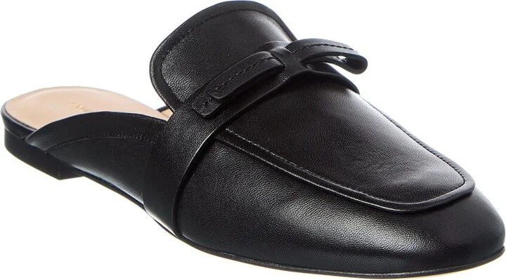 Emma Bow Leather Mule