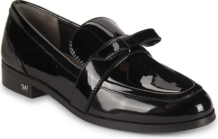 Emma Patent Leather Bow Loafers - Image 2