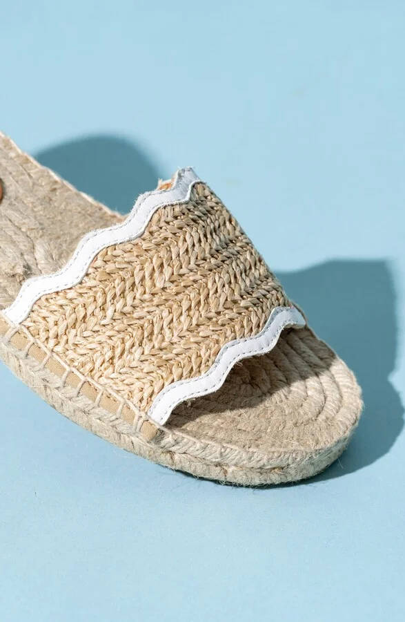 Emma Raffia Slide Sandal - Image 10