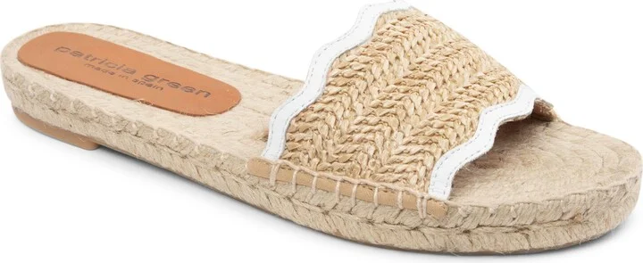 Emma Raffia Slide Sandal