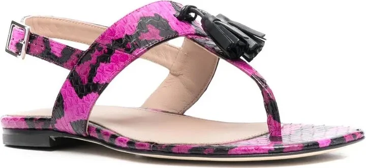 Emma snakeskin-effect sandals - Image 2