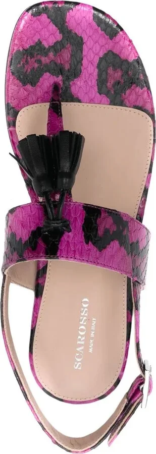 Emma snakeskin-effect sandals - Image 4