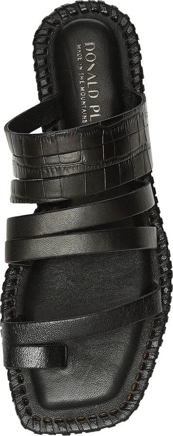 Emmaline Croc Embossed Strappy Sandal - Image 4
