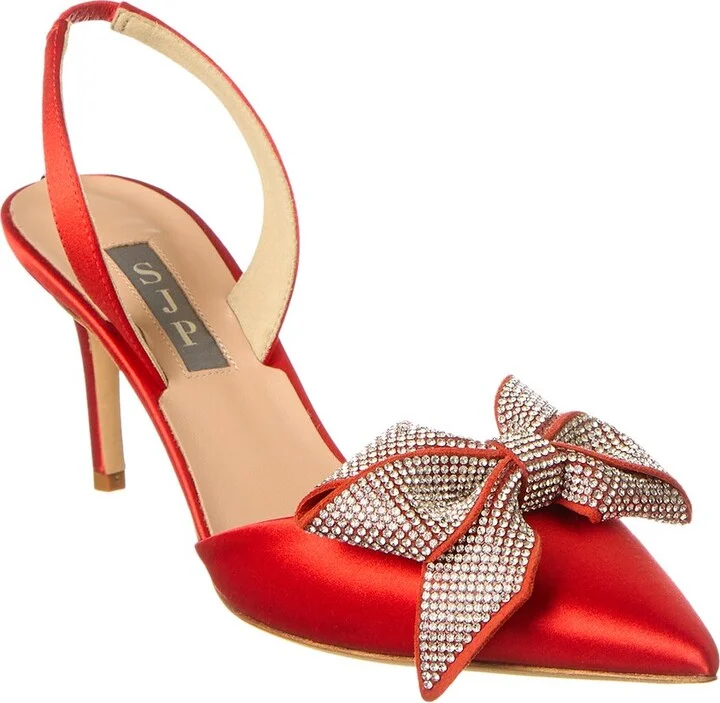 Emmanuel 70 Satin Slingback Pump