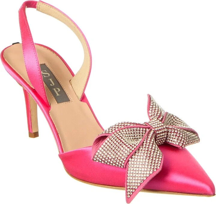 Emmanuel 70 Satin Slingback Pump