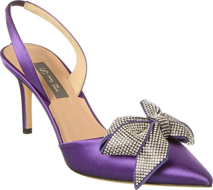 Emmanuel 70 Satin Slingback Pump