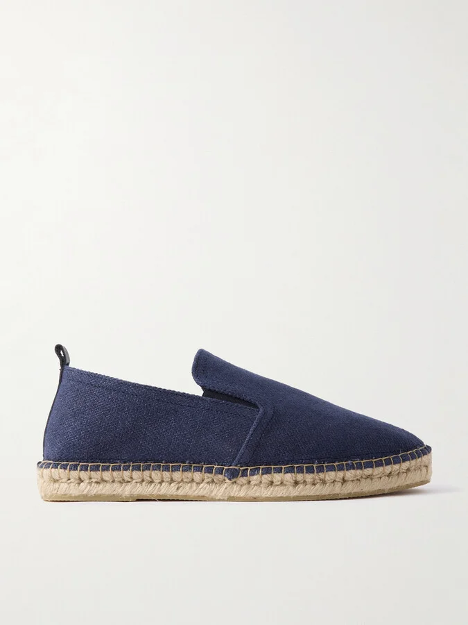 Emmanuel Recycled-Linen Espadrilles