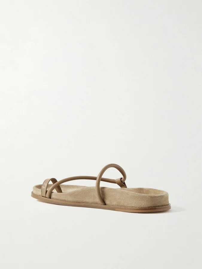 Emme Parsons - Bari Leather Sandals - Brown - Image 3
