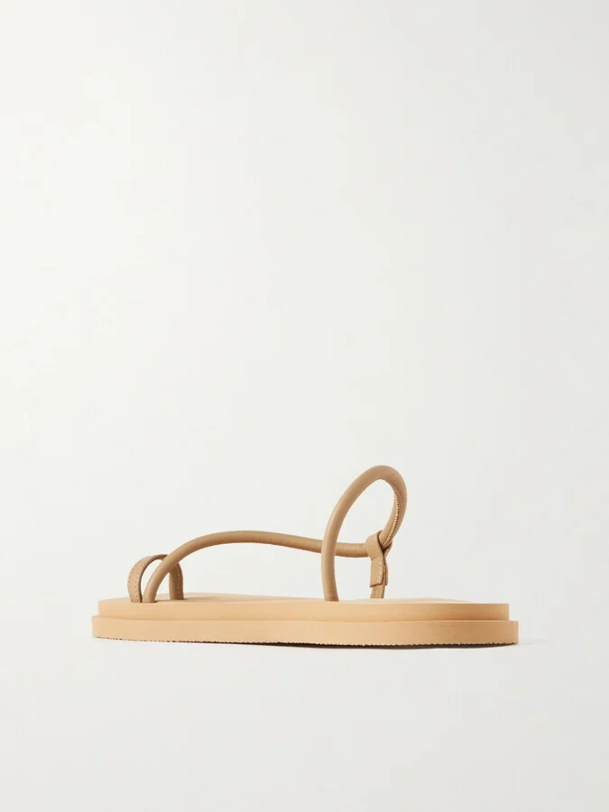 Emme Parsons - Bari Pool Leather Sandals - Neutrals - Image 3