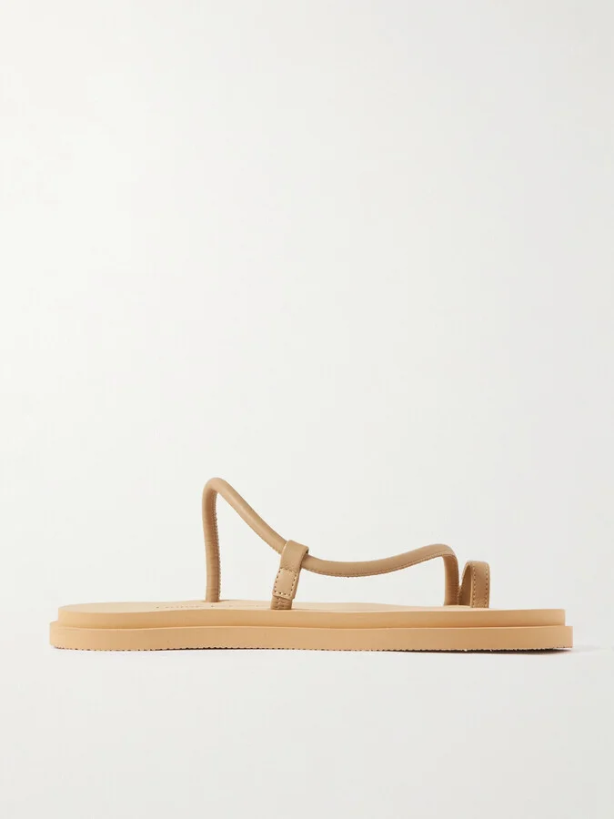 Emme Parsons - Bari Pool Leather Sandals - Neutrals