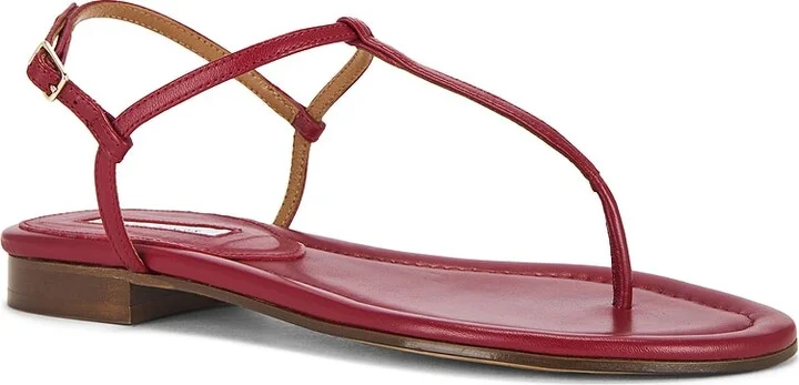 Emme Parsons Cecilia Flat in Burgundy - Image 2