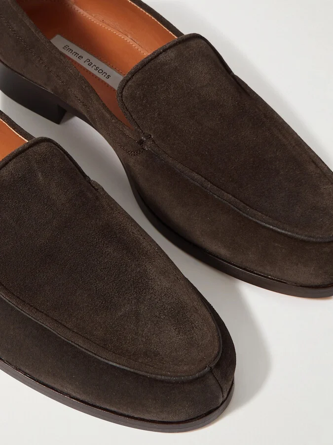 Emme Parsons - Danielle Suede Loafers - Brown - Image 4