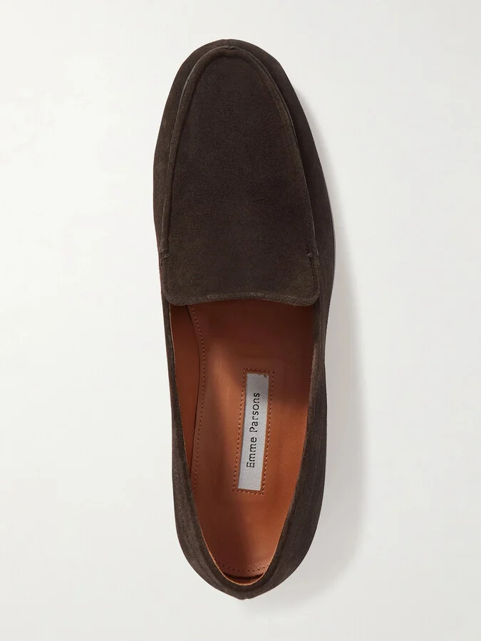 Emme Parsons - Danielle Suede Loafers - Brown - Image 5