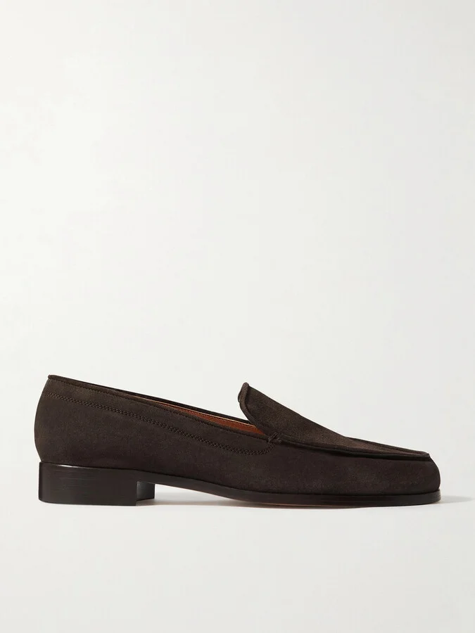 Emme Parsons - Danielle Suede Loafers - Brown