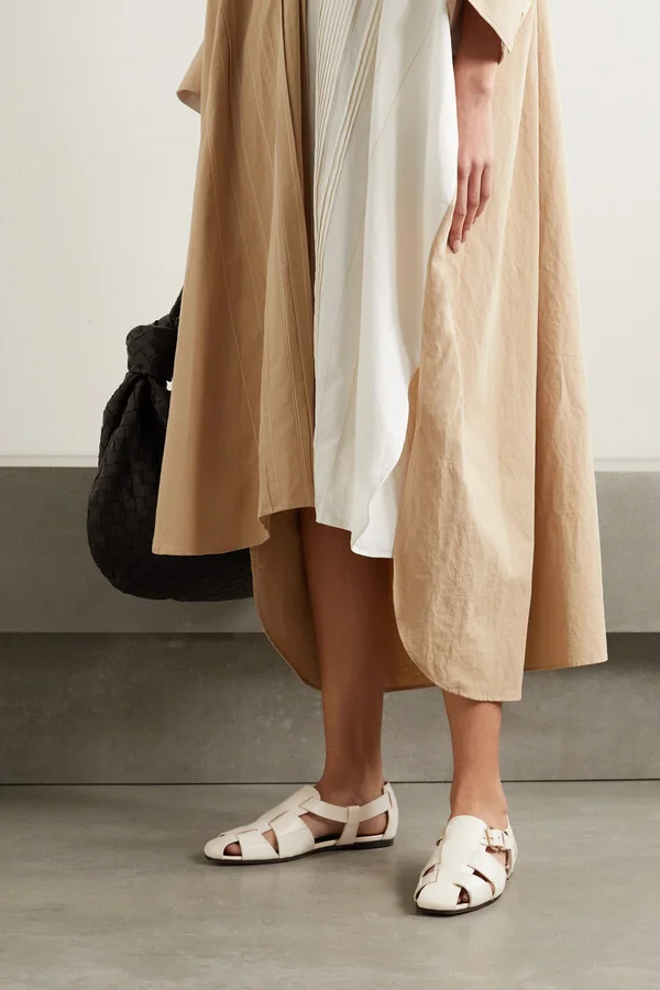 Emme Parsons - Ernest Leather Sandals - Ivory - Image 2