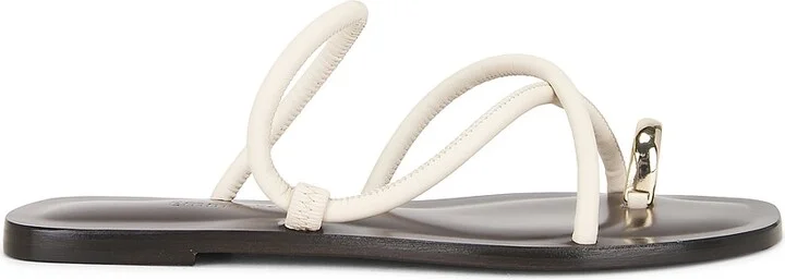 Emme Parsons Laurie Flat in Ivory