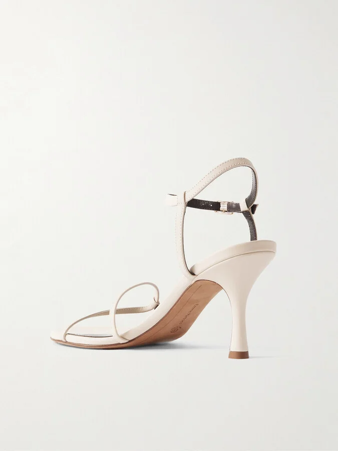 Emme Parsons - Loop Leather Sandals - Ivory - Image 3