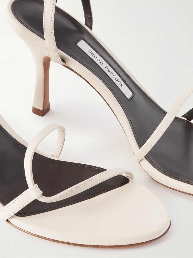 Emme Parsons - Loop Leather Sandals - Ivory - Image 4