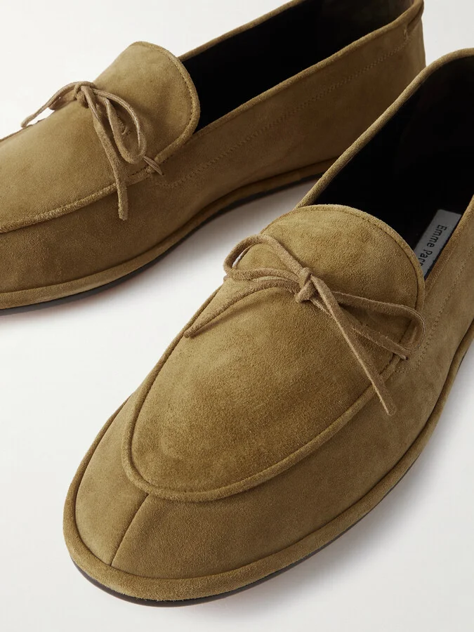 Emme Parsons - Parker Suede Loafers - Brown - Image 4