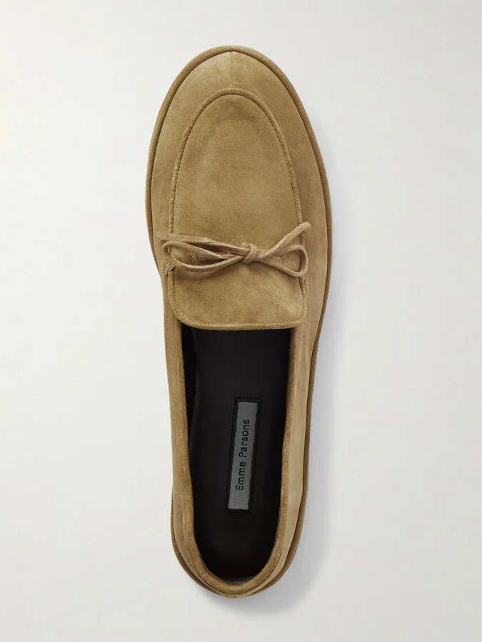 Emme Parsons - Parker Suede Loafers - Brown - Image 5