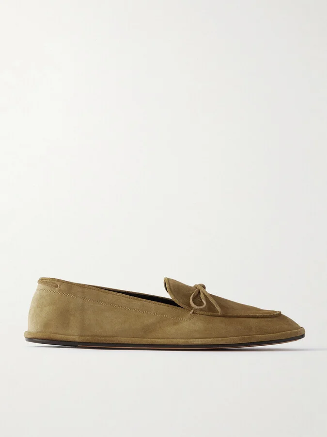 Emme Parsons - Parker Suede Loafers - Brown