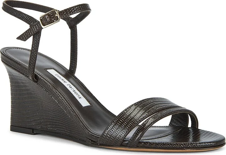 Emme Parsons Simple Wedge in Chocolate - Image 2