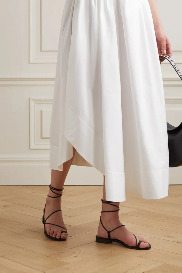 Emme Parsons - Susan Leather Sandals - Black - Image 2