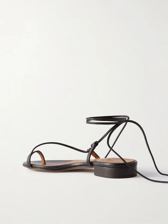 Emme Parsons - Susan Leather Sandals - Black - Image 3