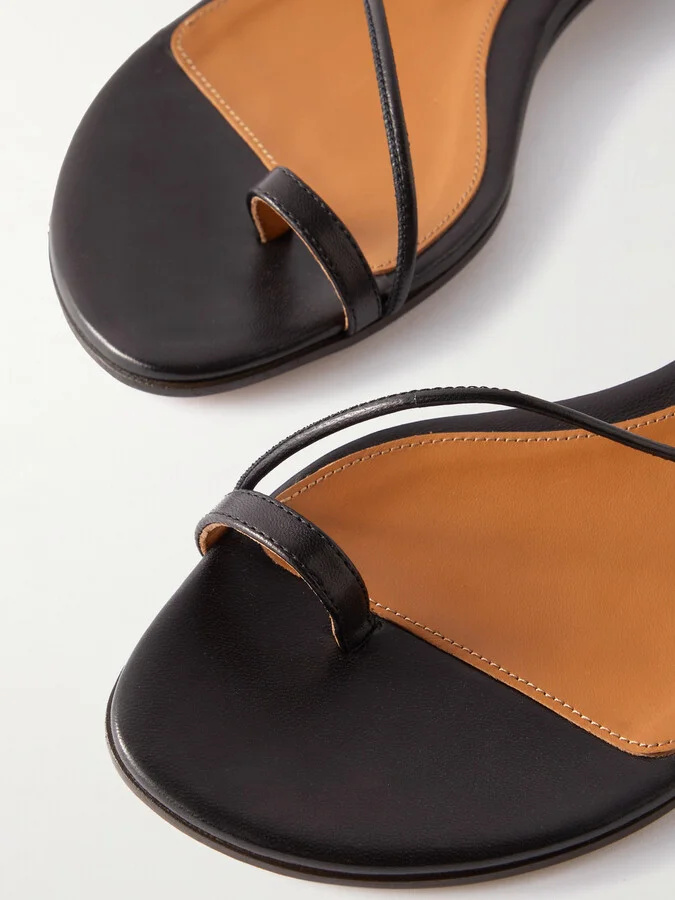 Emme Parsons - Susan Leather Sandals - Black - Image 4