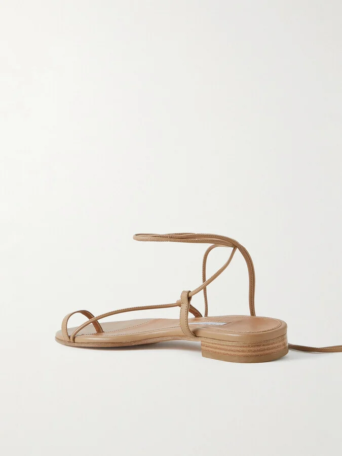 Emme Parsons - Susan Leather Sandals - Brown - Image 3
