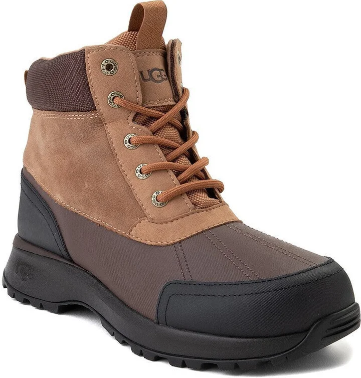 Emmett 896876 Duck Boots Men's US 8 Chestnut Leather Waterproof Ankle DWA627
