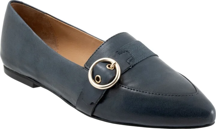 Emmett Pointed Toe Loafer Flat