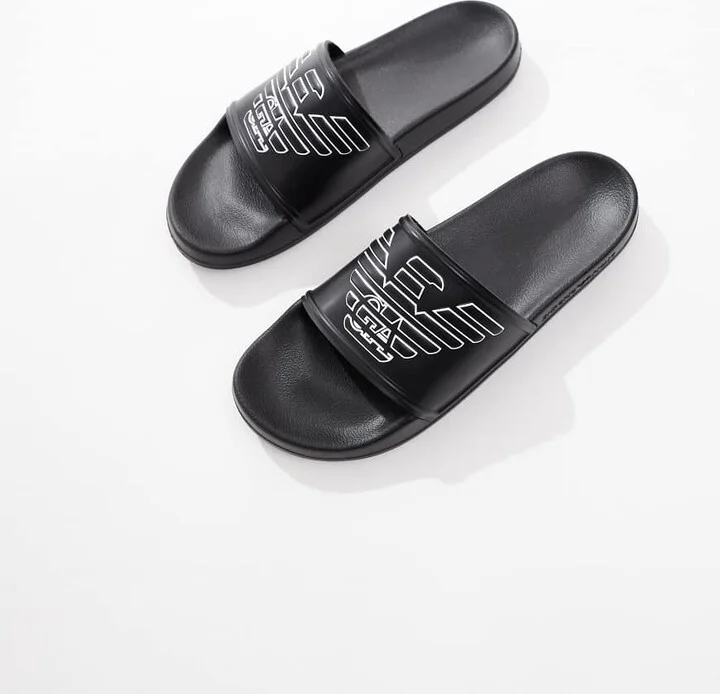 Emporio Armani Bodywear logo slides in black - Image 4