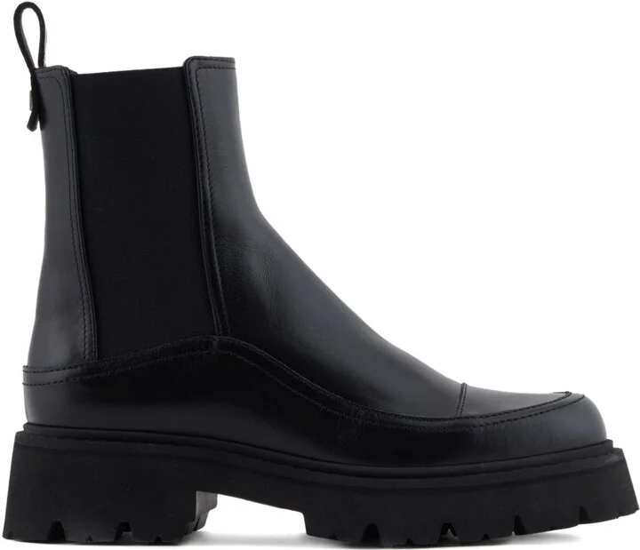 Emporio Armani Leather Chelsea Boots